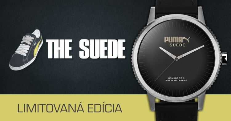 Kult menom Puma Suede už aj podobe hodiniek. Pozor je to limitka!