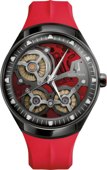 ACCUTRON DNA Casino Red 28A206 Limited Edition 100pcs