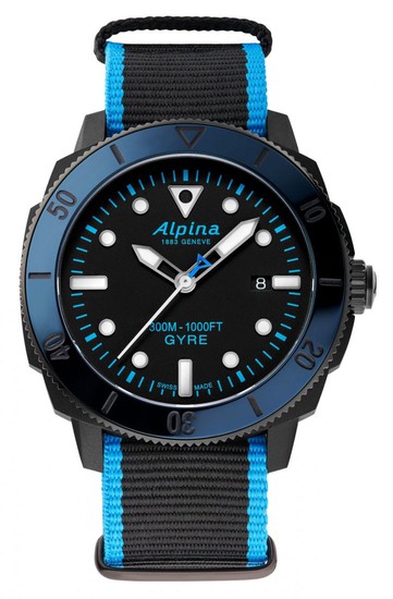 ALPINA AL-525LBN4VG6 SEASTRONG DIVER GYRE AUTOMATIC LIMITED TO 288 PIECES
