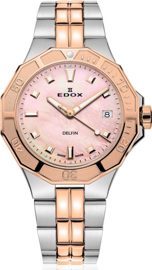Edox Delfin Diver Date Lady 53020 357RM ROR