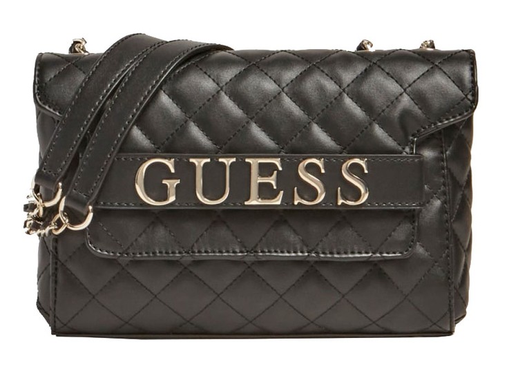 GUESS ILLY QUILTED CROSSBODY HWVG7970210-BLA