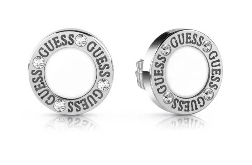 GUESS NEVER WITHOUT ROUND EARRINGS UBE28084