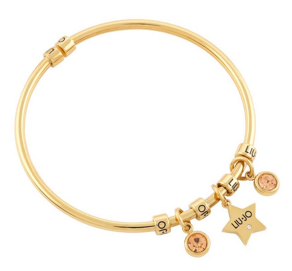 Liu Jo Rigid bracelet with jewel charm LJ1642