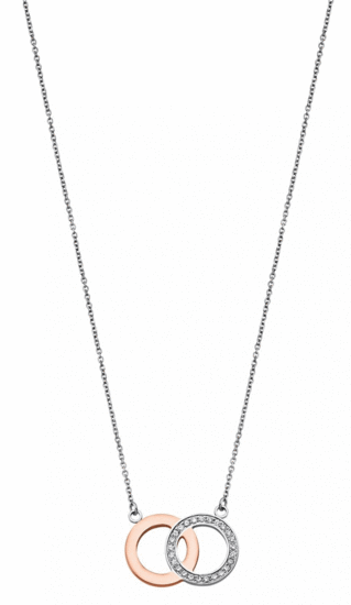 LOTUS STYLE WOMEN'S STAINLESS STEEL NECKLACE LS1913-1/2