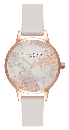 Olivia Burton Abstract Florals Blush & Rose Gold Watch OB16VM12