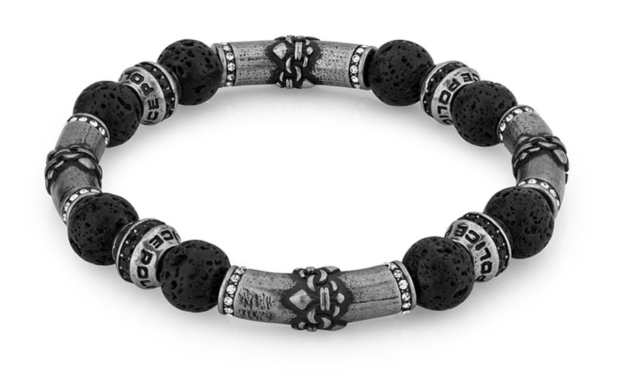 Beads Bracelet By Police For Men PEJGB2112401