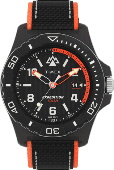 TIMEX Expedition North® Freedive Ocean #tide Fabric Strap Watch TW2V66100