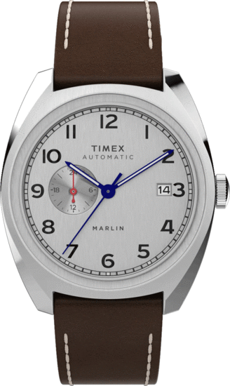TIMEX Marlin® Sub-Dial Automatic 39mm Leather Strap Watch TW2V62000