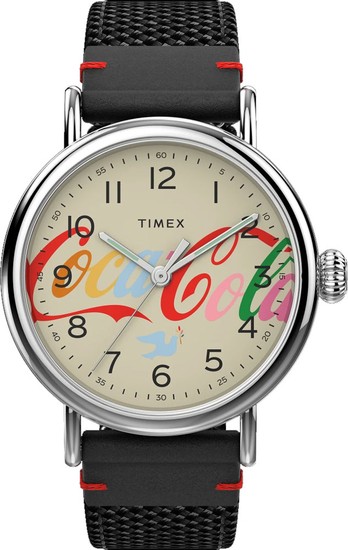 Timex Standard x Coca-Cola® Unity Collection 40mm Fabric Strap Watch TW2V26000QY