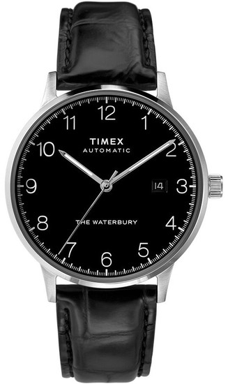 TIMEX Waterbury Classic Automatic 40mm Leather Strap Watch TW2T70000