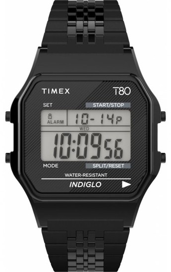 TIMEX T80 34mm Stainless Steel Bracelet Watch TW2R79400
