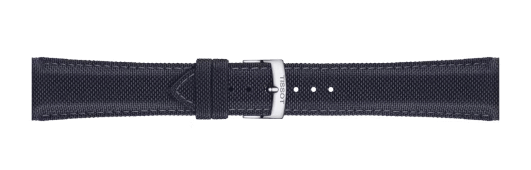 TISSOT OFFICIAL ANTHRACITE FABRIC STRAP LUGS 21 MM T852.048.183