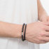FOSSIL Duo Black Agate Bracelet JF03120040