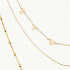 LIU JO Multi-Strand Necklace With Logo LJ1427