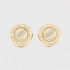 TOMMY HILFIGER GOLD-TONE ENGRAVED STUD EARRINGS 2780646
