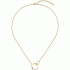 HUGO BOSS TRIPLE-LOOP NECKLACE WITH CRYSTAL STUDS 1580275