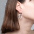 LOTUS STYLE WOMEN'S STAINLESS STEEL EARRINGS URBAN WOMAN LS1672-4/1