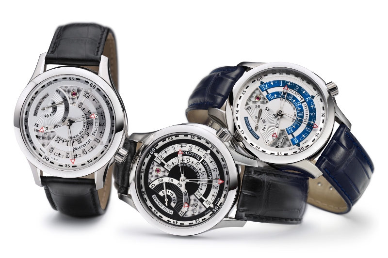 Pánske hodinky Cimier Heures Sectorielles - modely 6102-SS111, 6102-SS121 a 6102-SS131