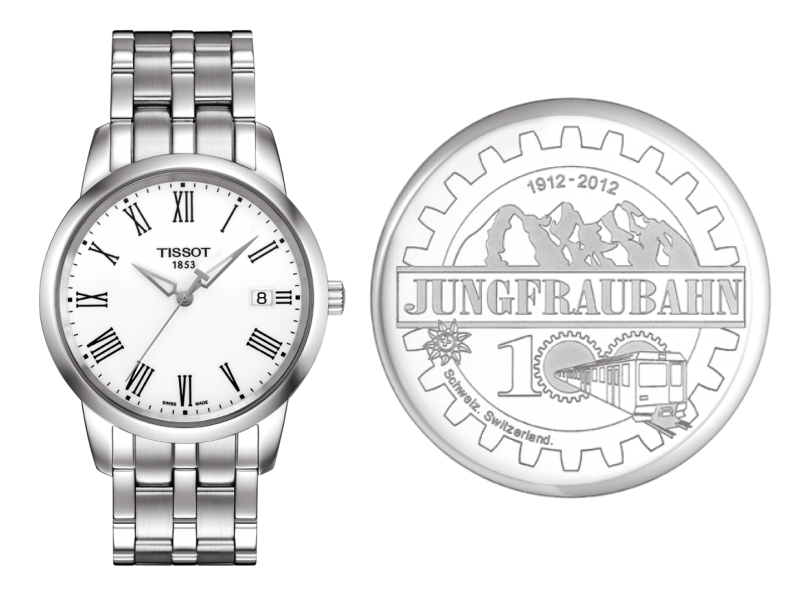 Tissot Jungfrau Classic Dream, model T033.410.11.013.10 s rytinou viečka