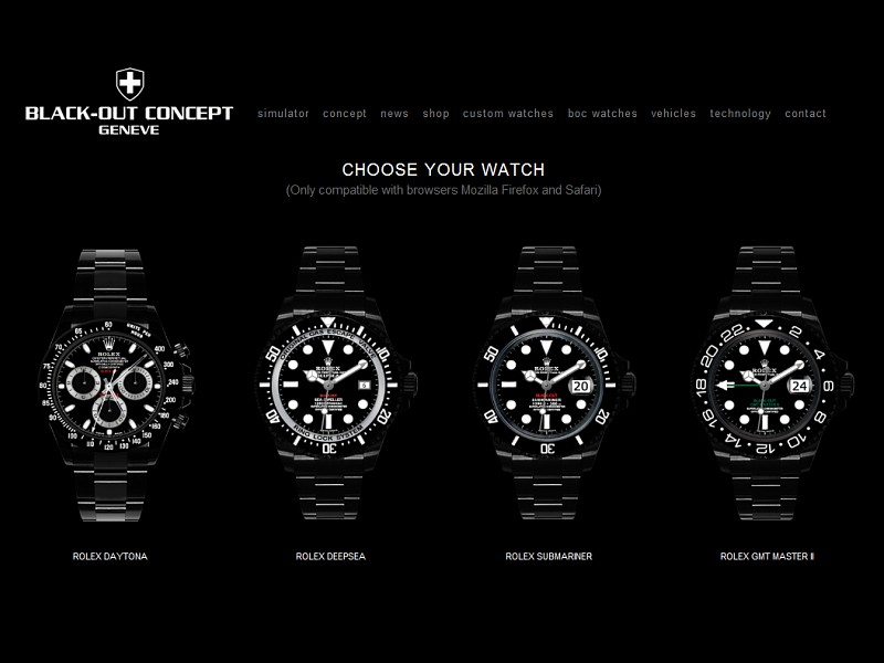 Výber z ponuky momentálne podporovaných hodiniek
