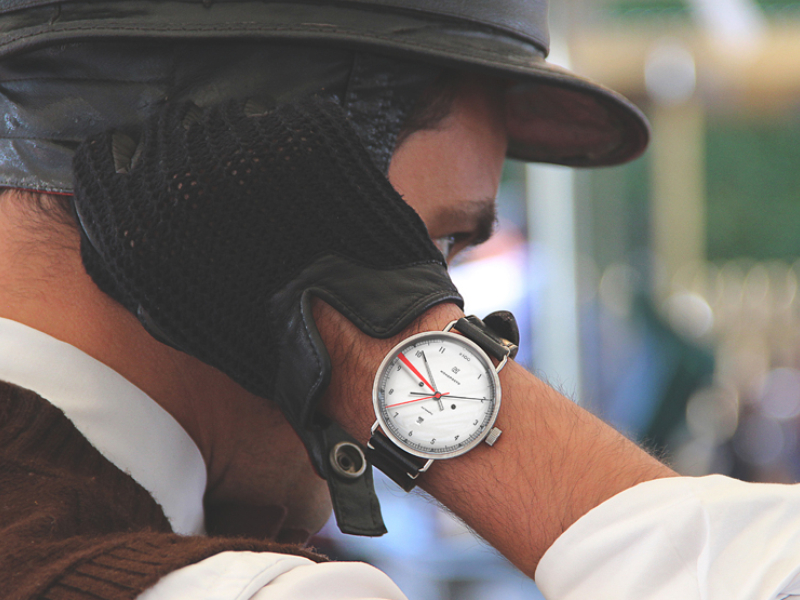 Dobovo ustrojený jazdec s hodinkami Autodromo Monoposto Limited Edition