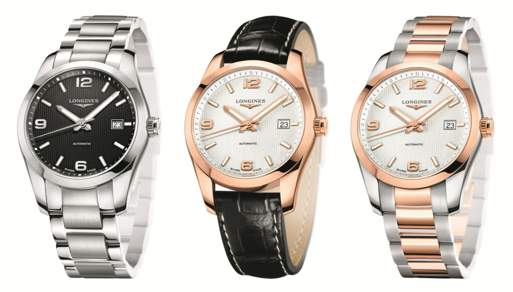 Pánske 40 mm hodinky Longines Conquest Classic, zľava modely L2.785.4.56.6, L2.785.8.76.3 a L2.785.5.76.7