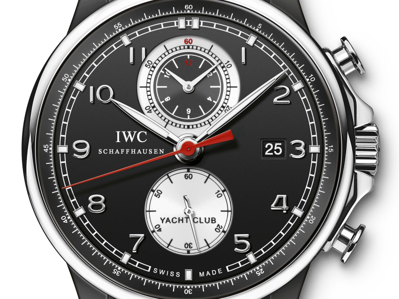 Ciferník hodiniek IWC Portuguese Yacht Club Chronograph Boutique Edition, ref. 390208