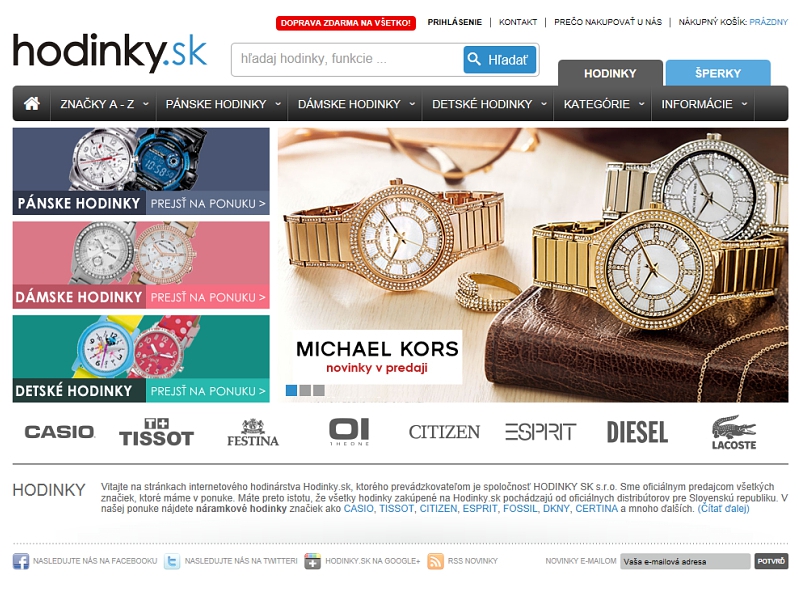 ShopRoku 2014: e-shop HODINKY.SK obhájil vlaňajší výsledok