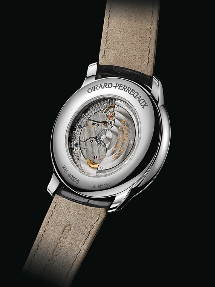 Girard-Perregaux 1966 Steel, zadná strana hodiniek