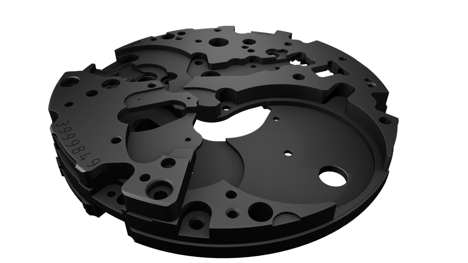 Breitling Superocean Héritage Chronoworks, základná doska je vyrobená z čiernej keramiky