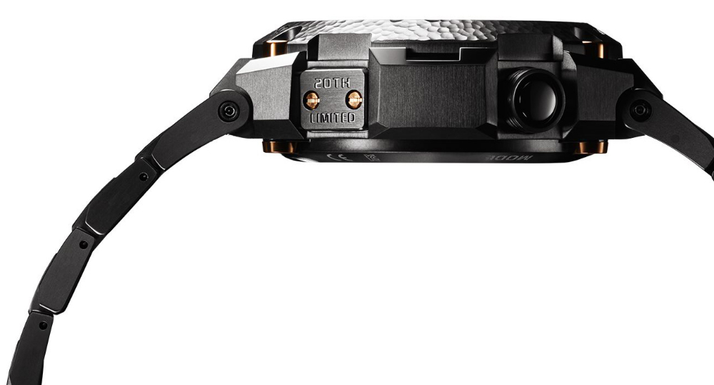 Casio G-Shock MR-G G1000HT Hammer Tone, bočný pohľad na púzdro