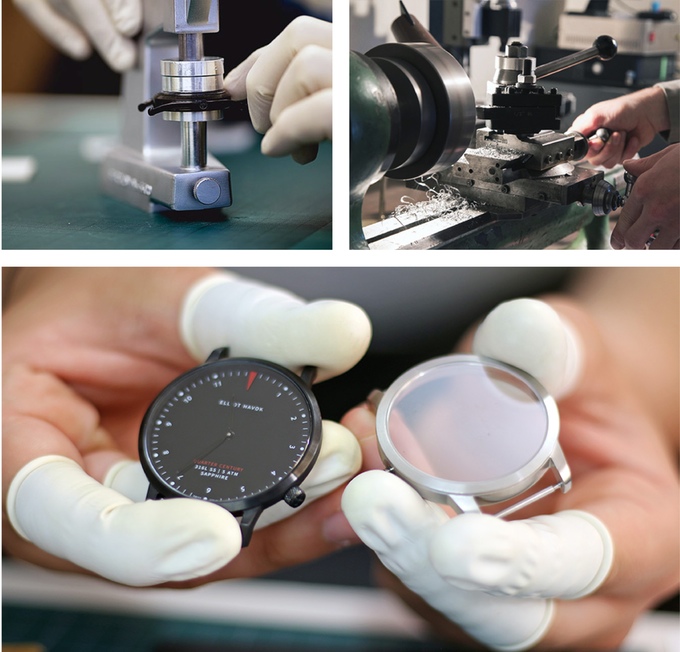 Výroba a montáž hodinky Havok Quarter Century
