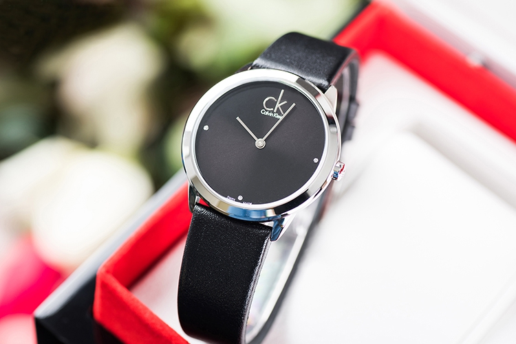 Dámská diamantové hodinky Calvin Klein Minimal K3M211CS