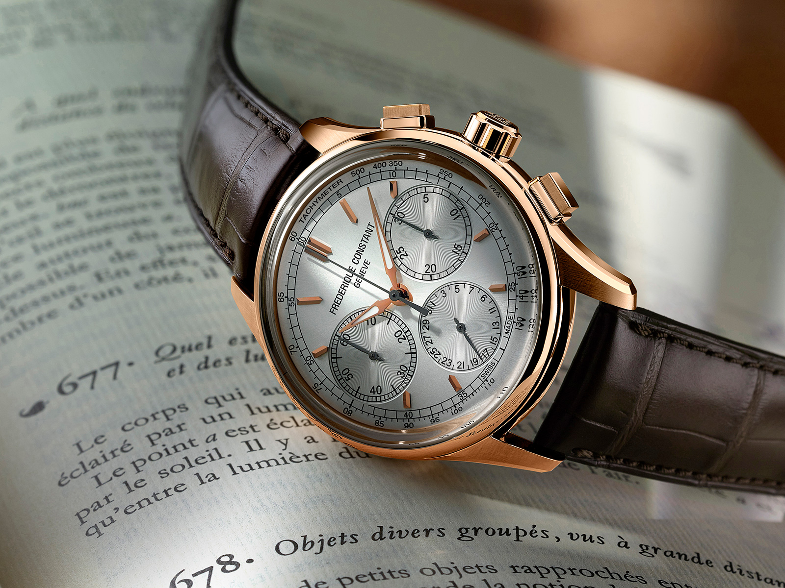 Chronograf - Frederique Constant Flyback Chronograph Manufacture